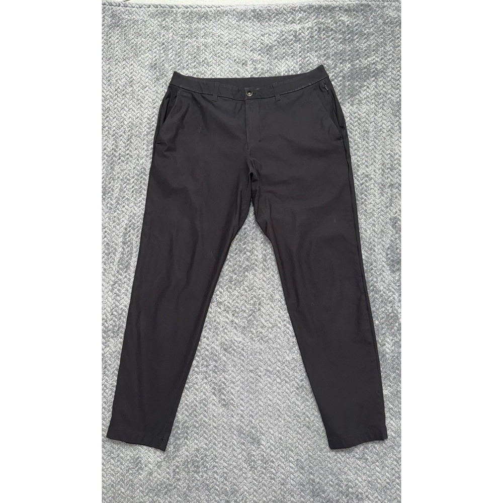 Lululemon Mens Black Commission Pant Warpstreme Size 34